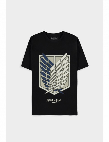 Attack On Titan: Season 4 Black (T-Shirt Unisex Tg. XL)