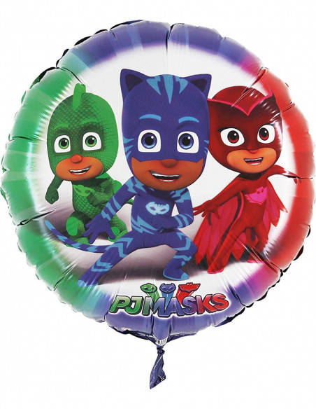 Party: Pallone Foil 18 - 45 Cm Pj Masks Q