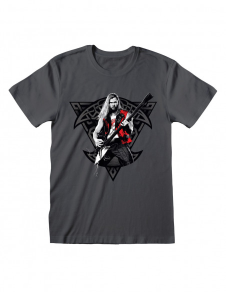 Marvel: Thor Love And Thunder Thor Rock Heather Grey (T-Shirt Unisex Tg. L)