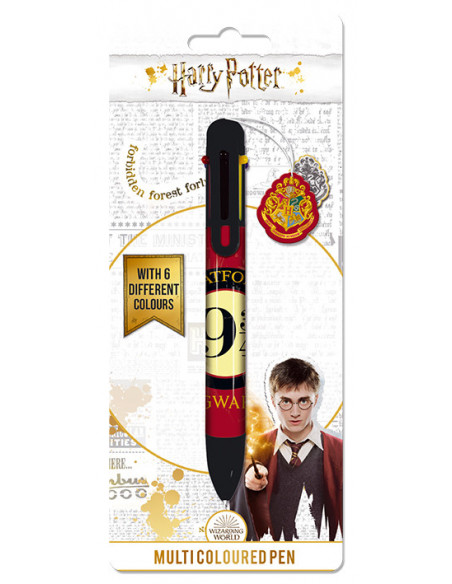 Harry Potter: Hogwarts 9 3/4 Multi Colour Pen (Penna Multicolore)