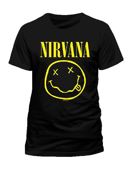 Nirvana: Smiley (T-Shirt Unisex Tg. S)