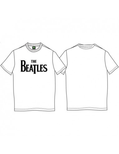 Beatles (The): Drop T Logo White...