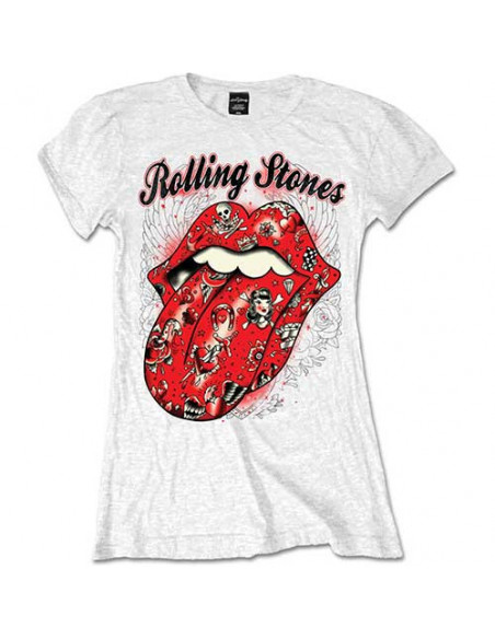 Rolling Stones (The): Tattoo Flash (T-Shirt Donna Tg. S)