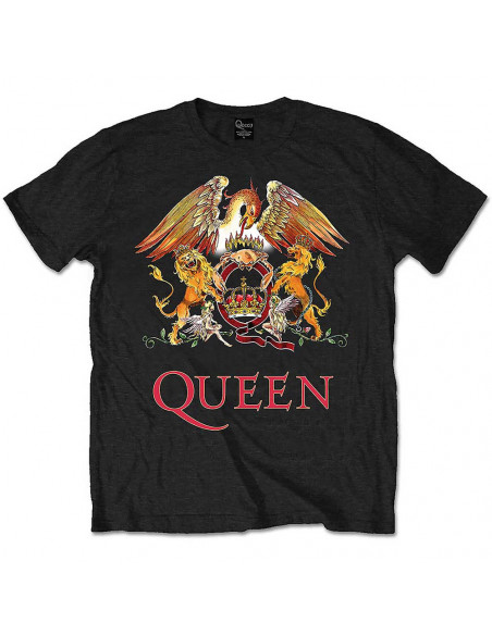Queen: Classic Crest (T-Shirt Unisex Tg. XL)