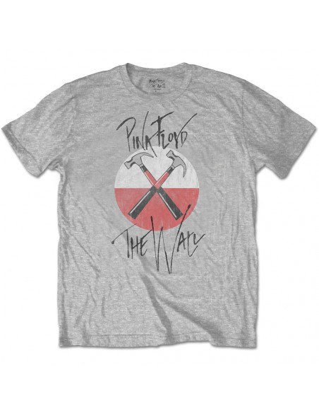 Pink Floyd: The Wall Faded Hammers Logo (T-Shirt Unisex Tg. L)