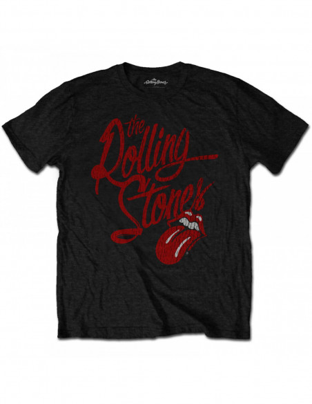 Rolling Stones (The): Script Logo (Soft-Hand Inks) (T-Shirt Unisex Tg. XL)