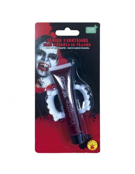 Rubies: Vampires - Blister Sangue E Dentiera Vampiro (Kit Trucco Effetti Speciali)
