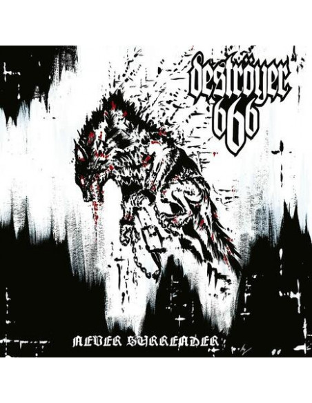 Destroyer 666 - Never Surrender - Solid White Vinyl
