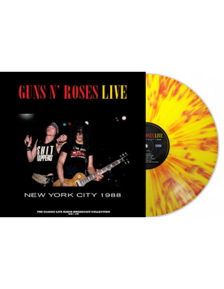 Guns N'Roses - Live In New York City 1988 (Vinyl Yellow, Red Splatter)