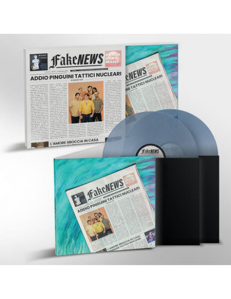 Pinguini Tattici Nucleari - Fake News 2 Lp Azzurro Trasparente (Scioglimento)