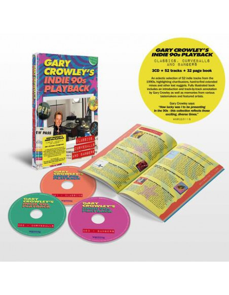 Gary Crowles Indie Playback - Classics Curveballs and Bangers Box 3 Cd - Book - (CD)