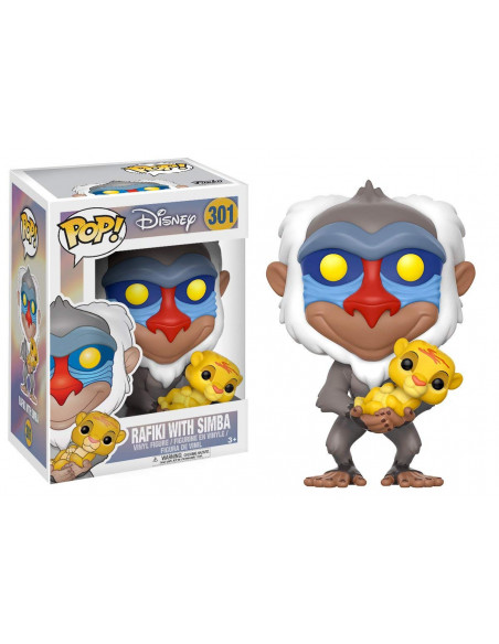 Disney: Funko Pop! - Lion King - Rafiki With Simba (Vinyl Figure 301)