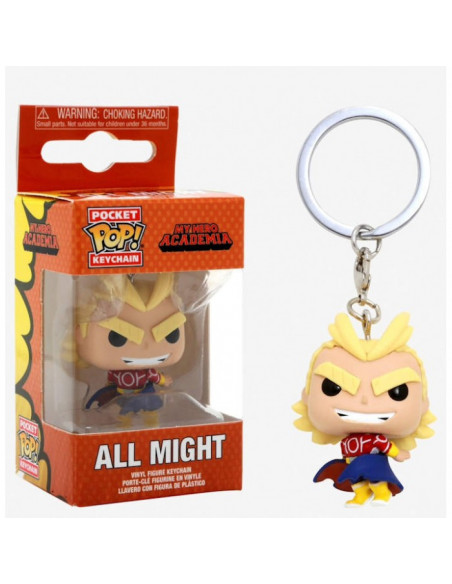 My Hero Academia: Funko Pop! Pocket Keychain - All Might (Silver Age) (Portachiavi)