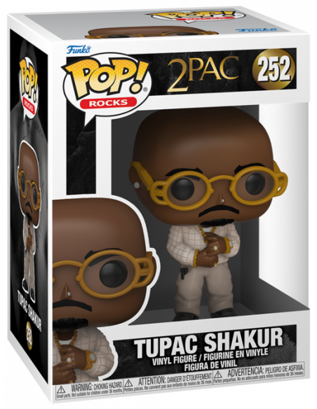 Tupac: Funko Pop! Rocks - 2Pac - Tupac Shakur (Vinyl Figure 252)