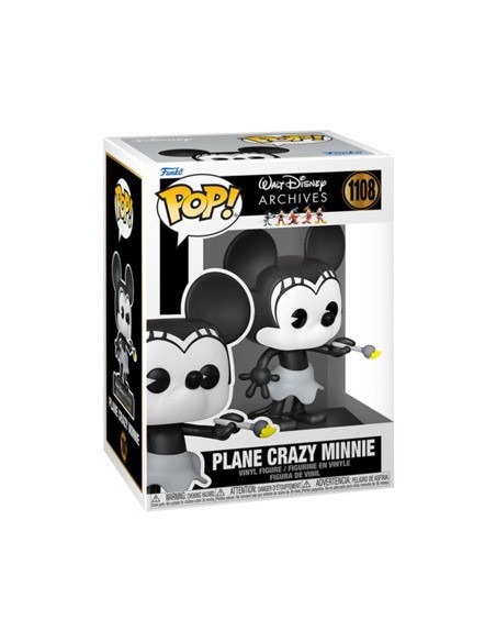 Disney: Funko Pop! - Minnie Mouse - Plane Crazy Minnie (1928) (Vinyl Figure 1108)