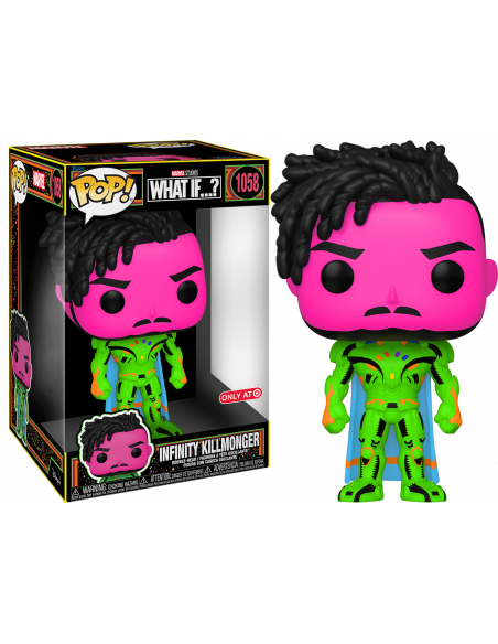 Marvel: Funko Pop! Jumbo - What If? - Infinity Killmonger (Vinyl Figure 1058)