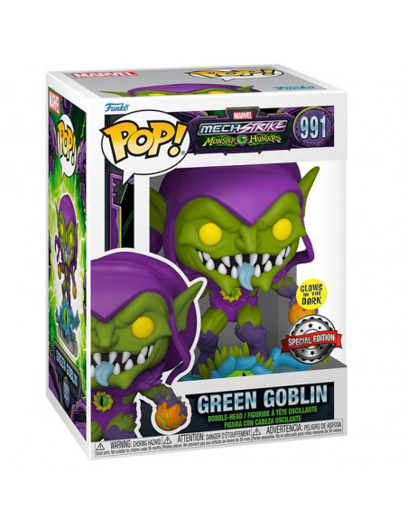 Funko Pop! Marvel: - Monster Hunters - Green Goblin (Glow In The Dark)