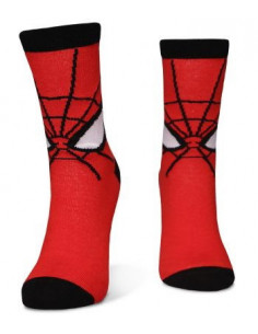Marvel: Spider-Man Novelty Socks Black (Calzini Tg. 35/38)