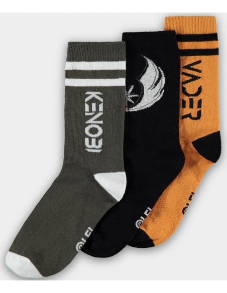 Star Wars: Obi Wan Kenobi - Men'S Crew Socks Multicolor (Calzini Unisex 43/46) (3Pack)