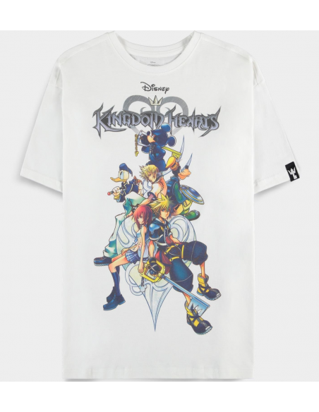 Disney: Kingdom Hearts - Kingdom Family White (T-Shirt Donna Tg. 2XL)