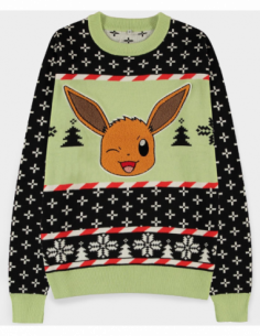 Pokemon: Christmas Jumper Multicolor (Maglione Unisex Tg. XL)