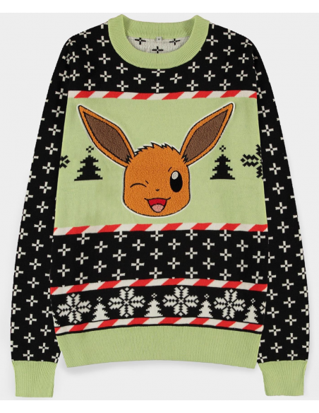 Pokemon: Christmas Jumper Multicolor (Maglione Unisex Tg. XL)