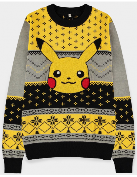 Pokemon: Pikachu Christmas Jumper Multicolor (Maglione Unisex Tg. 2XL)