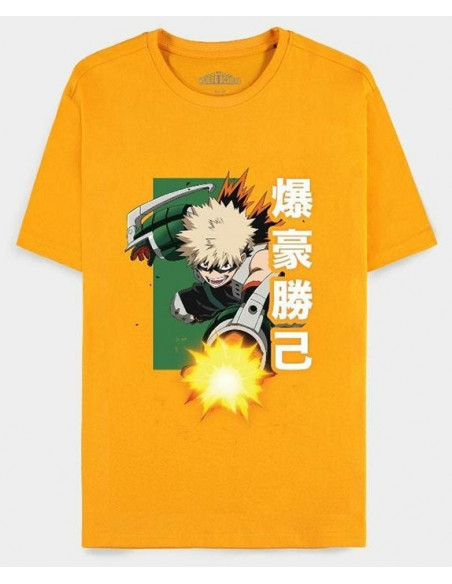 My Hero Academia: Orange Bakugo Katsuki Orange (T-Shirt Unisex Tg. XL)