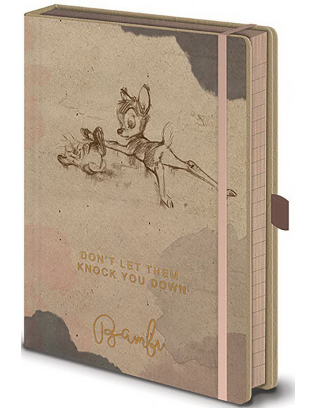 Disney: Pyramid - Bambi - Don't Let Them Knock You Down (A5 Premium Notebook / Quaderno)