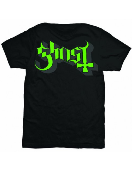 Ghost: Green/Grey Keyline Logo (T-Shirt Unisex Tg. XL)