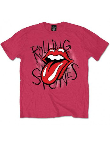 Rolling Stones (The): Scribble Logo (T-Shirt Unisex Tg. M)