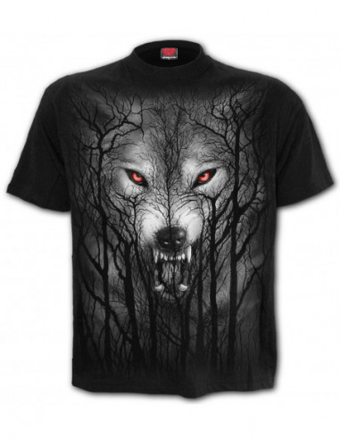 Spiral: Forest Wolf - T-Shirt Black...