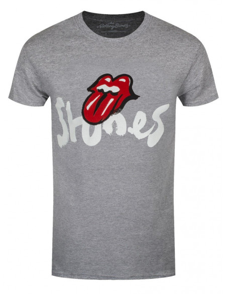 Rolling Stones (The): No Filter Brush Strokes Grey (T-Shirt Unisex Tg. M)