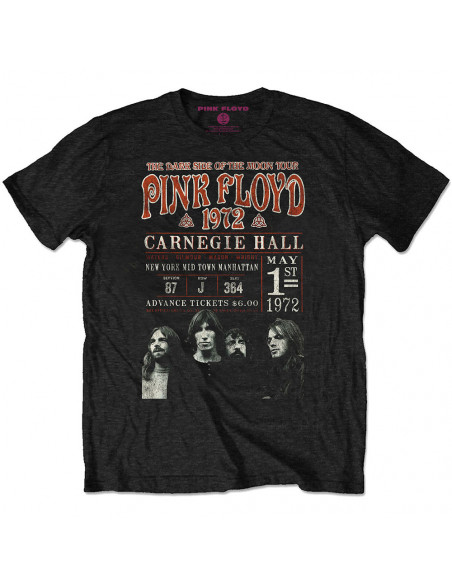 Pink Floyd: Eco-Tee Carnegie '72 (T-Shirt Unisex Tg. L)