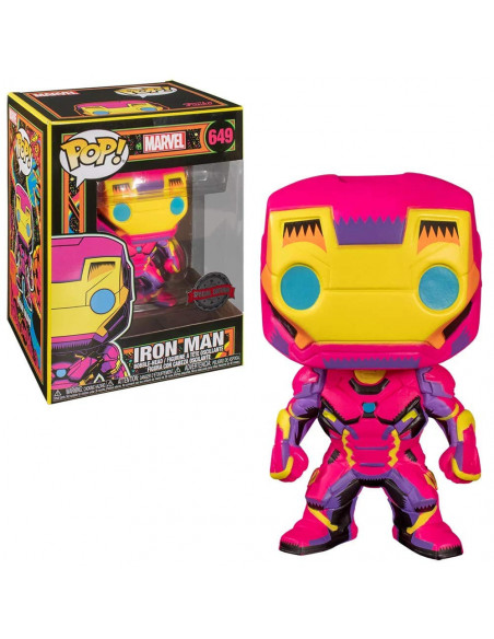 Marvel: Funko Pop! - Black Light - Iron Man