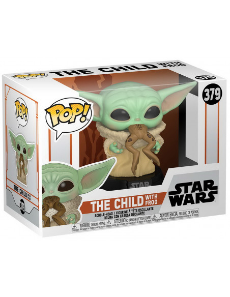 Star Wars: Funko Pop! - The Mandalorian - The Child With Frog (Bobble-Head) (Vinyl Figure 379)