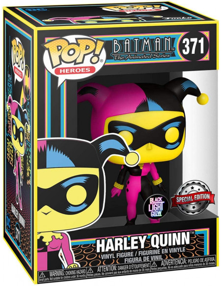 Dc Comics: Funko Pop! Heroes - Batman Animated - Harley Quinn (Black Light Glow) (Vinyl Figure 371)