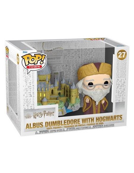 Harry Potter: Funko Pop! Town: Hp Anniversary - Dumbledore W/Hogwarts (Vinyl Figure 27)