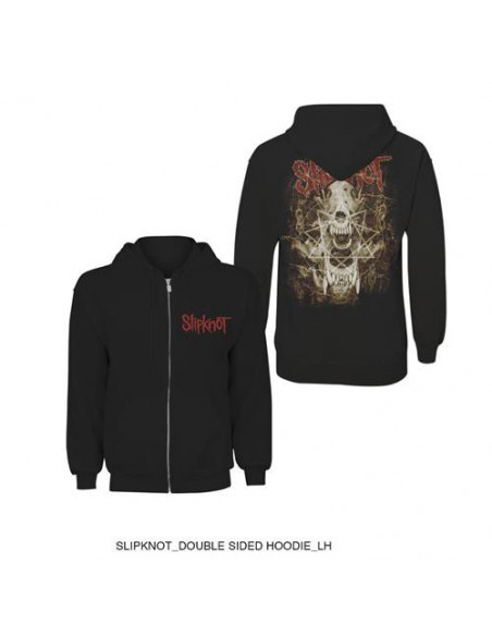 Slipknot: Skull Teeth (Felpa Con Cappuccio Unisex Tg. S)