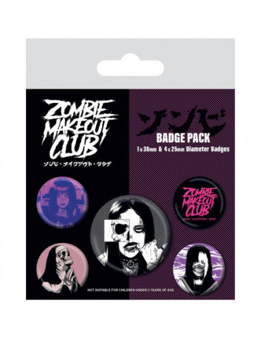 Zombie Makeout Club (Dead) Badge Pack