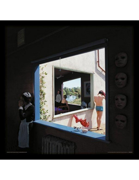 Pink Floyd: Echoes -12 Album Cover Framed Print- (Cornice Lp)