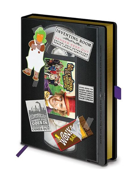 Willy Wonka & The Chocolate Factory (Vhs) A5 Premium Notebook