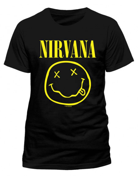Nirvana: Smiley (T-Shirt Unisex Tg. M)