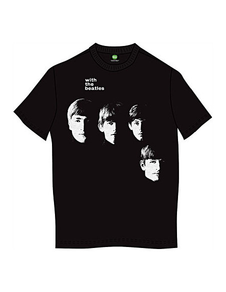 Beatles (The): With Beatles (The) Black (T-Shirt Unisex Tg. M)
