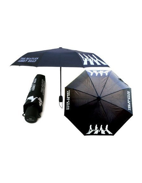 Beatles (The): Abbey Road Black (Ombrello Retrattile)