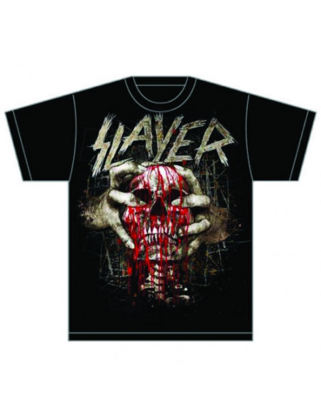 Slayer: Skull Clench (T-Shirt Unisex Tg. M)
