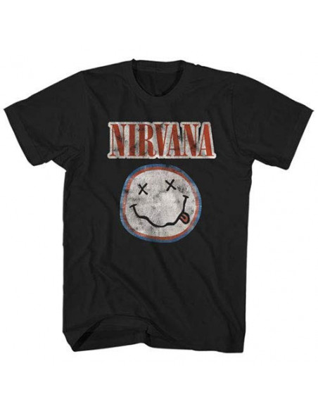 Nirvana: Distressed Logo (T-Shirt Unisex Tg. M)