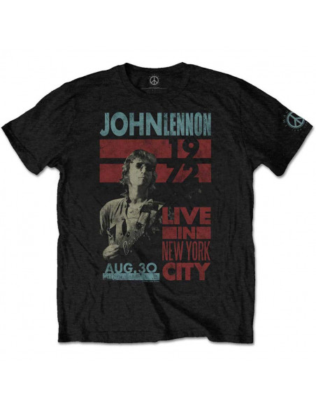 John Lennon: Live In Nyc (T-Shirt Unisex Tg. XL)