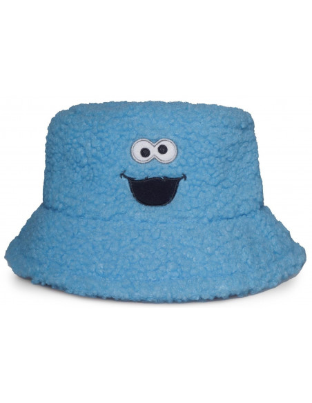 Cookie Monster: Fur/Teddy Bucket Hat Novelty Blue (Cappello)