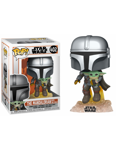 Star Wars: Funko Pop! - The Mandalorian With The Child (Vinyl Figure 402)